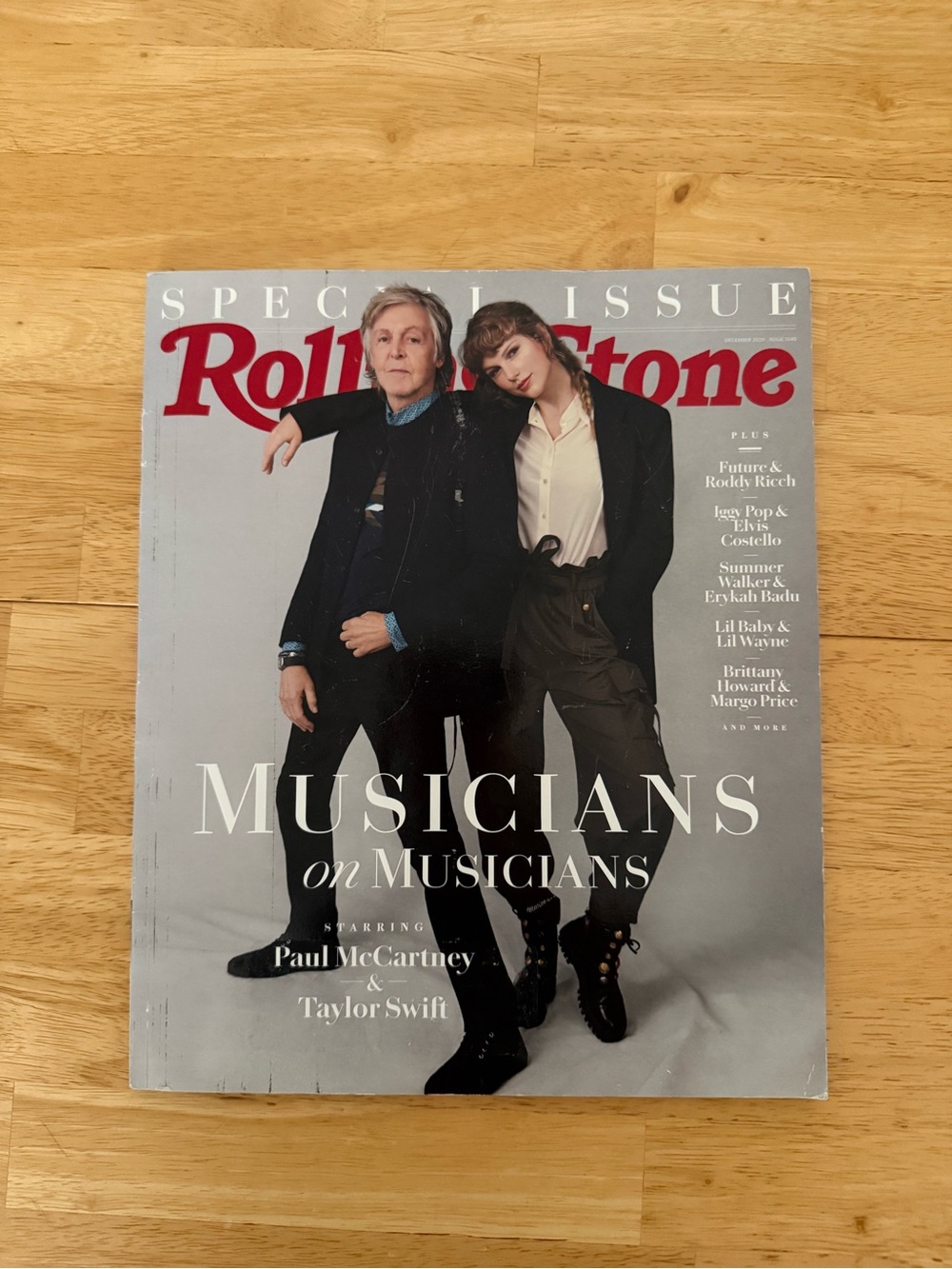 Rolling Stone Special Issue Magazine - Musicians on Musicians: December 2020